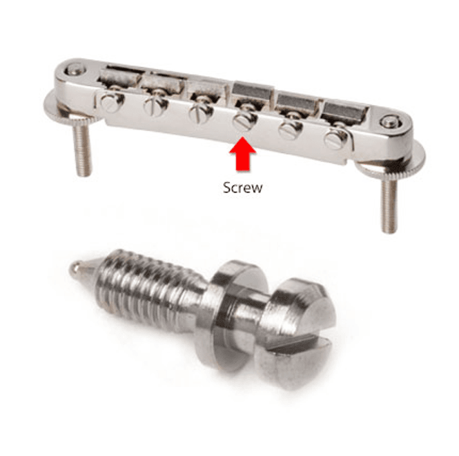 Hovedbilde Skrue for ABR-1 Tune-O-Matic sadel - krom