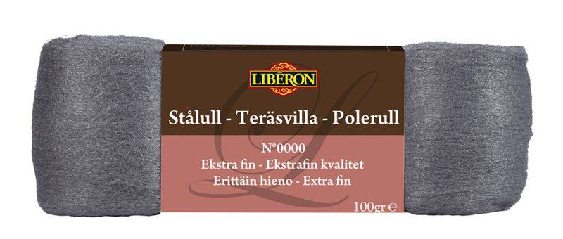 Stålull for polering av bånd