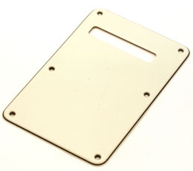 Hovedbilde Bakplate for Fender Stratocaster - 3 lags Pergamenthvit