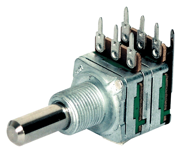 MEC potmeter 2 x 100K LIN tandem