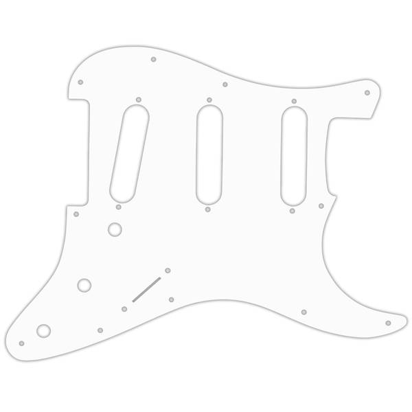 Stratocaster SSS - USA/MEX - hvit ettlags