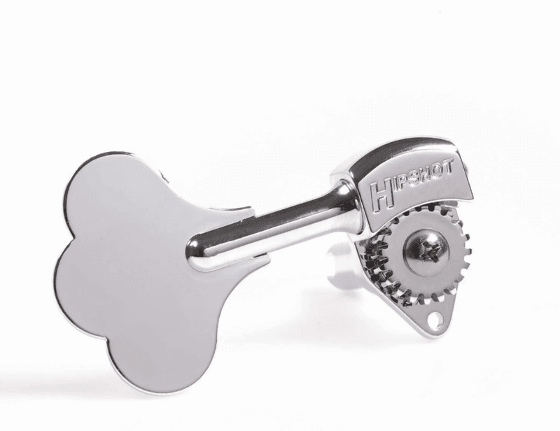 Licensed Hipshot 3/8 Ultralite - treble side - Shiny Chrome
